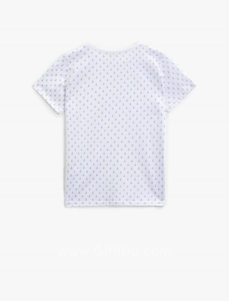 Koton Erkek Çocuk Beyaz T-Shirt 1Ykb16235tk