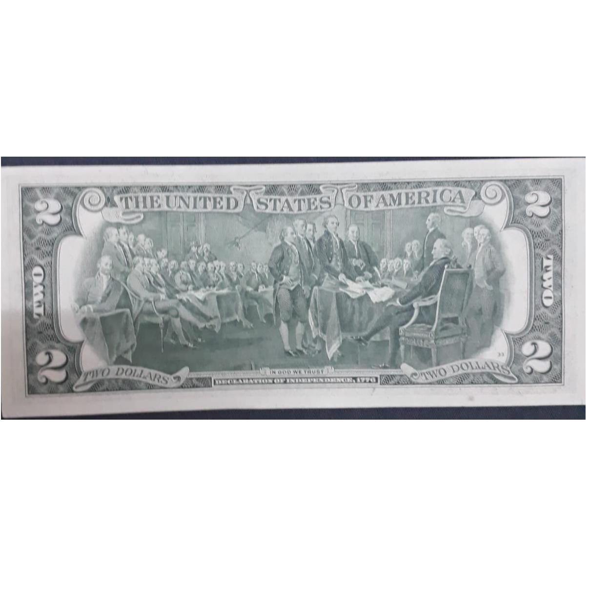 1976 A Serili Yeşil Mühürlü Amerikan 2 Doları Çil