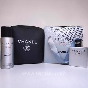 Chanel Allure Homme Sport Edt 100 Ml Gift Box